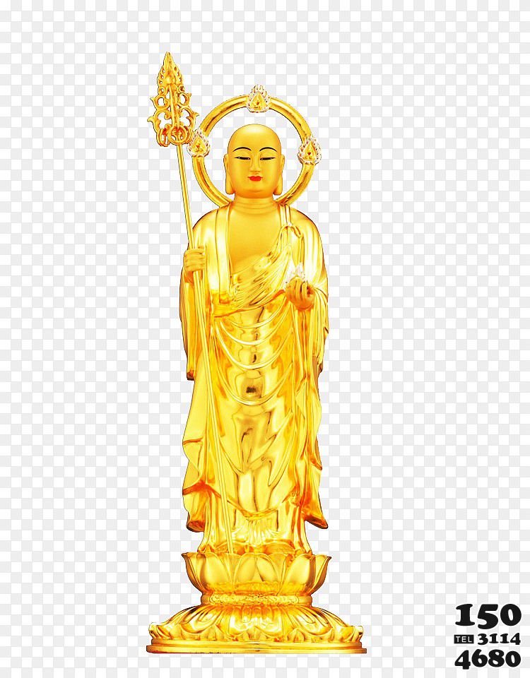 地藏菩萨石雕佛像图片