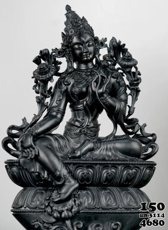 铜雕度母菩萨图片