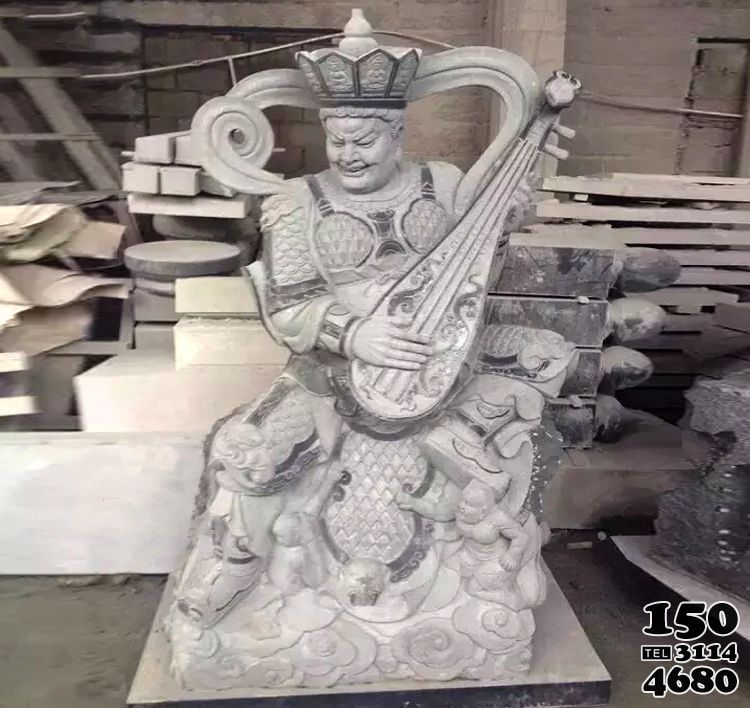 中国古代四大天王雕塑图片