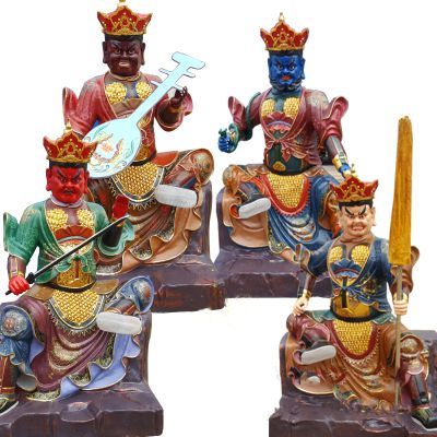 中国传统雕塑四大天王