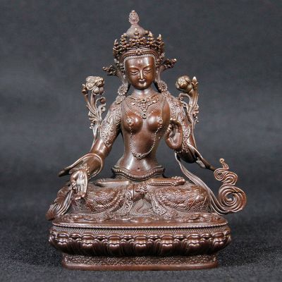 藏传佛教度母铜雕