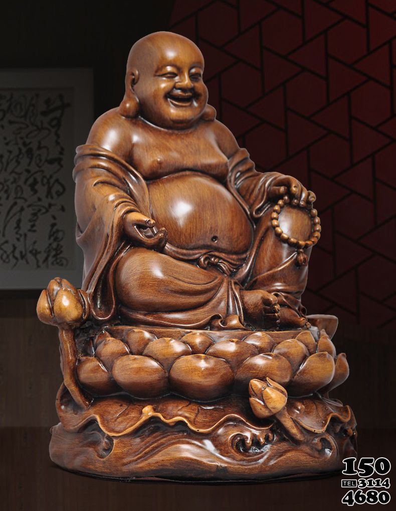 大型弥勒佛雕塑图片