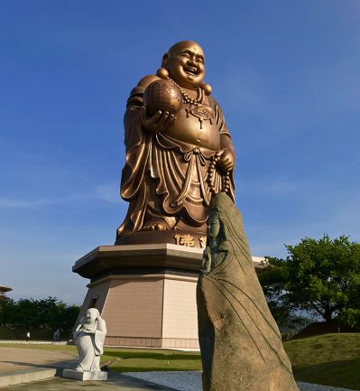 汉白玉弥勒佛雕塑